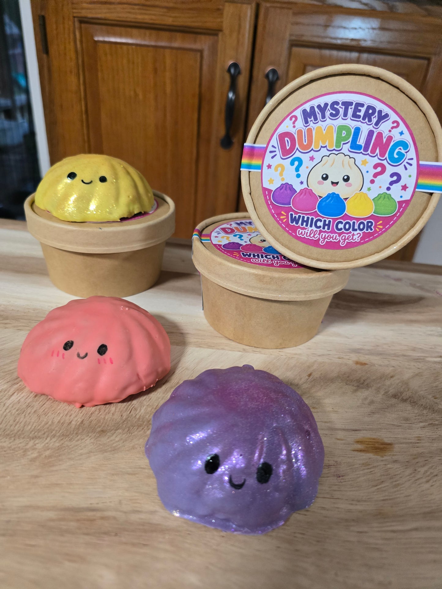 Mystery dumpling cake bites